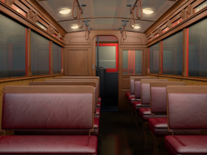 leeds 180 double-decker tram Modèle 3D
