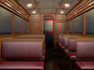 tram a due piani leeds 180 Modello 3D