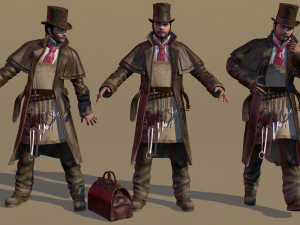 Jack the Ripper 3D Model