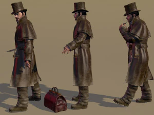 Jack the Ripper 3D Model