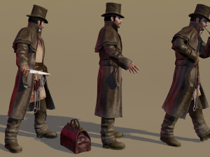 Jack the Ripper 3Dモデル
