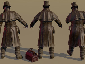 Jack the Ripper 3Dモデル