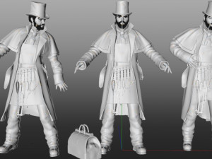 Jack the Ripper 3Dモデル
