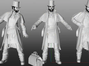 Jack the Ripper 3D Model