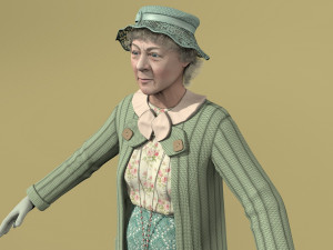 Miss Marple 3D Model