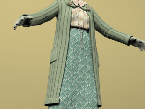 Miss Marple 3D Model