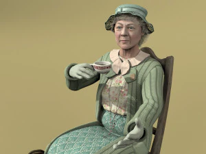 Miss Marple 3D Model