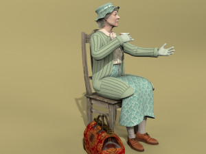 Miss Marple 3D Model