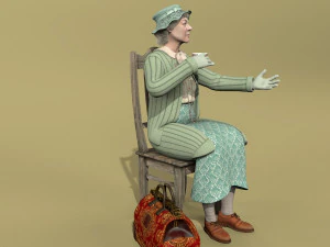 Miss Marple 3D Model