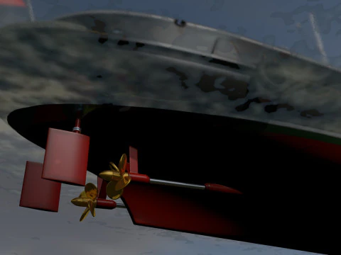 Fire ship Strazak 3 3D Model