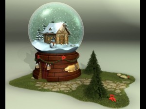 glass snow ball 3D Model