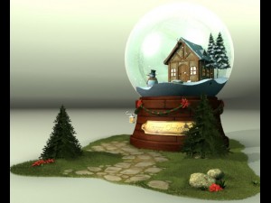 glass snow ball 3D Model