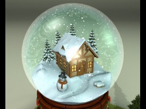glass snow ball 3D Model