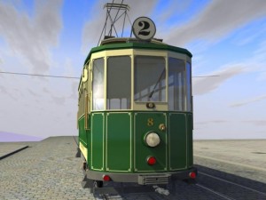 old tram 3D Model