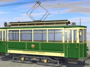 old tram 3D Model