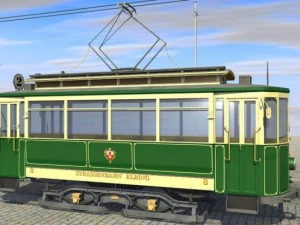 old tram 3D Model