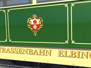 old tram 3D Model