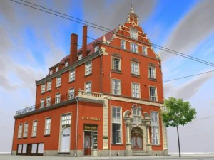 oud huis huis van koningen 3D Model