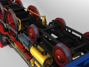 central pacific no60 jupiter 3D Model