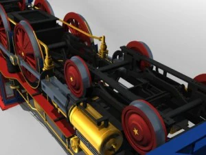 central pacific no60 jupiter 3D Model