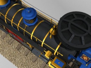 central pacific no60 jupiter 3D Model