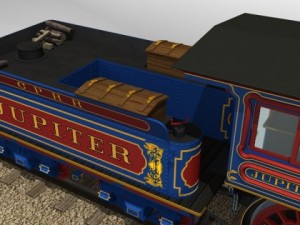 central pacific no60 jupiter 3D Model