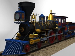 central pacific no60 jupiter 3D Model