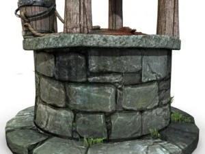 water well medievall 3D Model