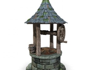 water well medievall 3D Модель