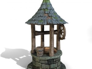 water well medievall 3D Модель