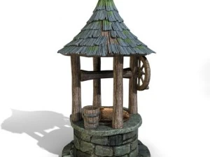 water well medievall 3D Model