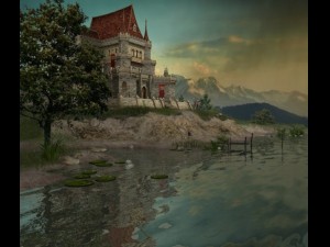 the medieval castle 3D Model
