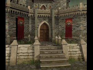 the medieval castle 3D Model