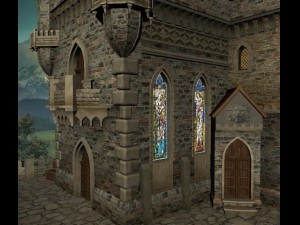 the medieval castle 3D Model