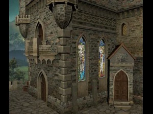 the medieval castle 3D Model