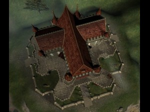 the medieval castle 3D Model