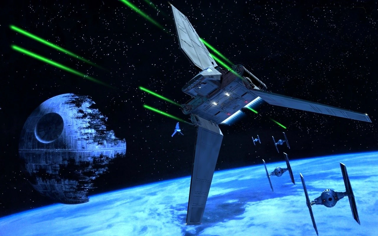 space shuttle tydirium star wars 3D Model .c4d .max .obj .3ds .fbx .stl .blend