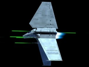 space shuttle tydirium star wars 3D Model
