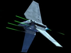 space shuttle tydirium star wars 3D Model