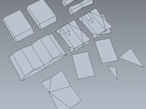 fentasy books and papers 3D Model