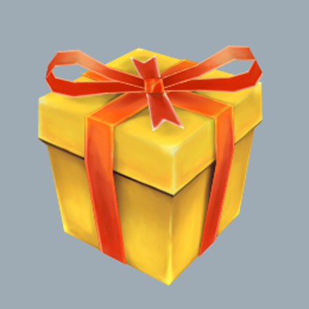 hand painted christmas gift Modelo 3D .c4d .max .obj .3ds .fbx .stl .blend 