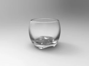 whiskey glass set 3D Model