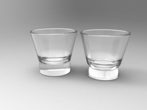 whiskey glass set 3Dモデル