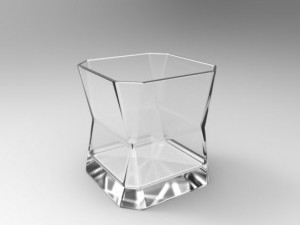 whiskey glass set 3Dモデル