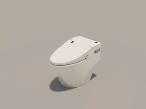 vaso sanit&aacute;rio com bid&ecirc; Modelo 3D