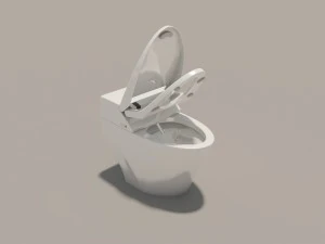 vaso sanit&aacute;rio com bid&ecirc; Modelo 3D
