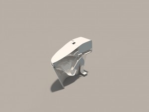 toilet bowl with bidet 3D-Modell