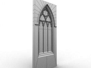 medieval gothic windows set 3D Model