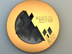 olympic medal 3D Model