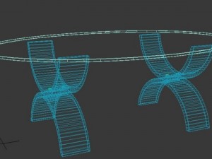 table glass 3D 모델